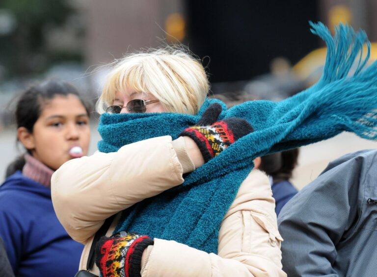 Alerta amarilla por frío extremo. Varias provincias sufrirán temperaturas cercanas a los 0°.