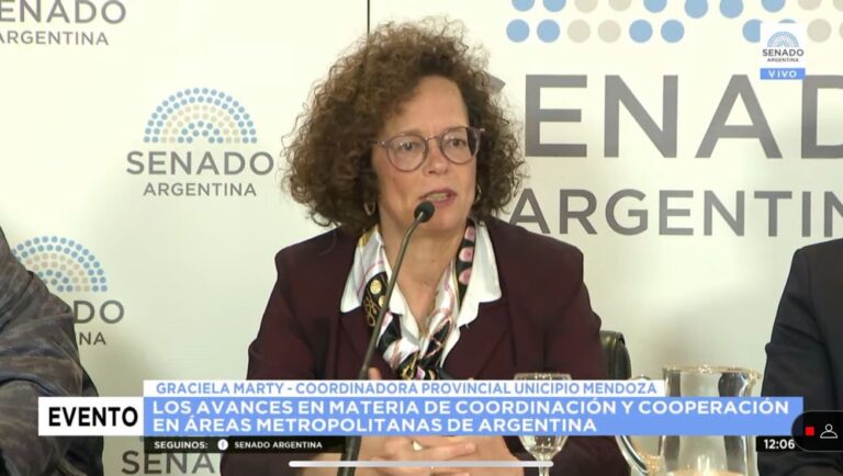 Unicipio expuso en el Senado nacional sobre el Área Metropolitana de Mendoza