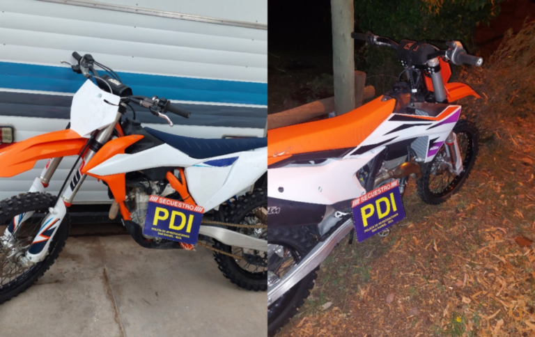 La Policía recuperó las motos robadas en un barrio privado de La Florida y detuvo a tres hombres en San Rafael