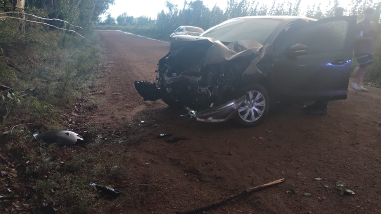Accidente dejó a dos mujeres internadas de gravedad