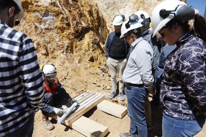 Avanzan las tareas de exploración de cobre en Cerro Amarillo, clave para la economía de Mendoza.