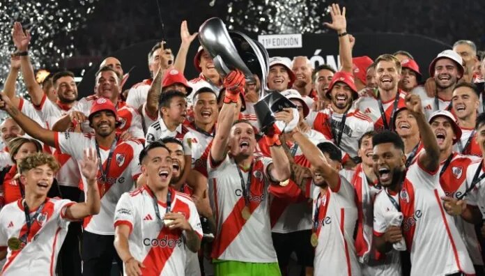 River, campeón de la Supercopa Argentina: le ganó 2-1 a Estudiantes