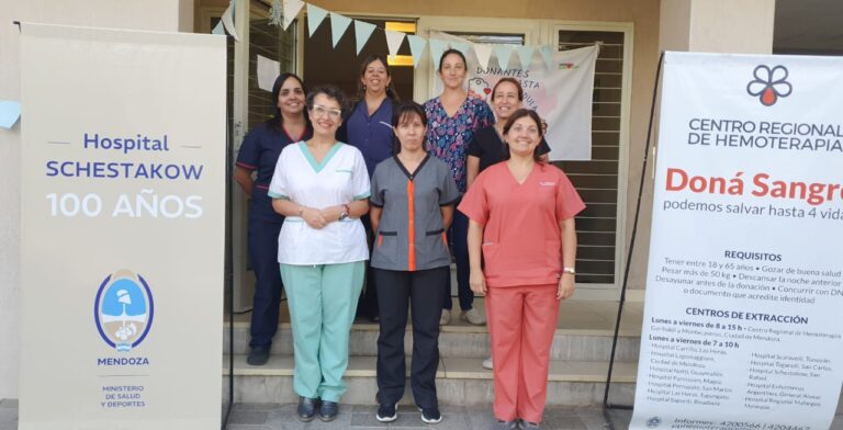 Jornada por el Día Nacional del Donante de Médula Ósea en el Hospital Schestakow