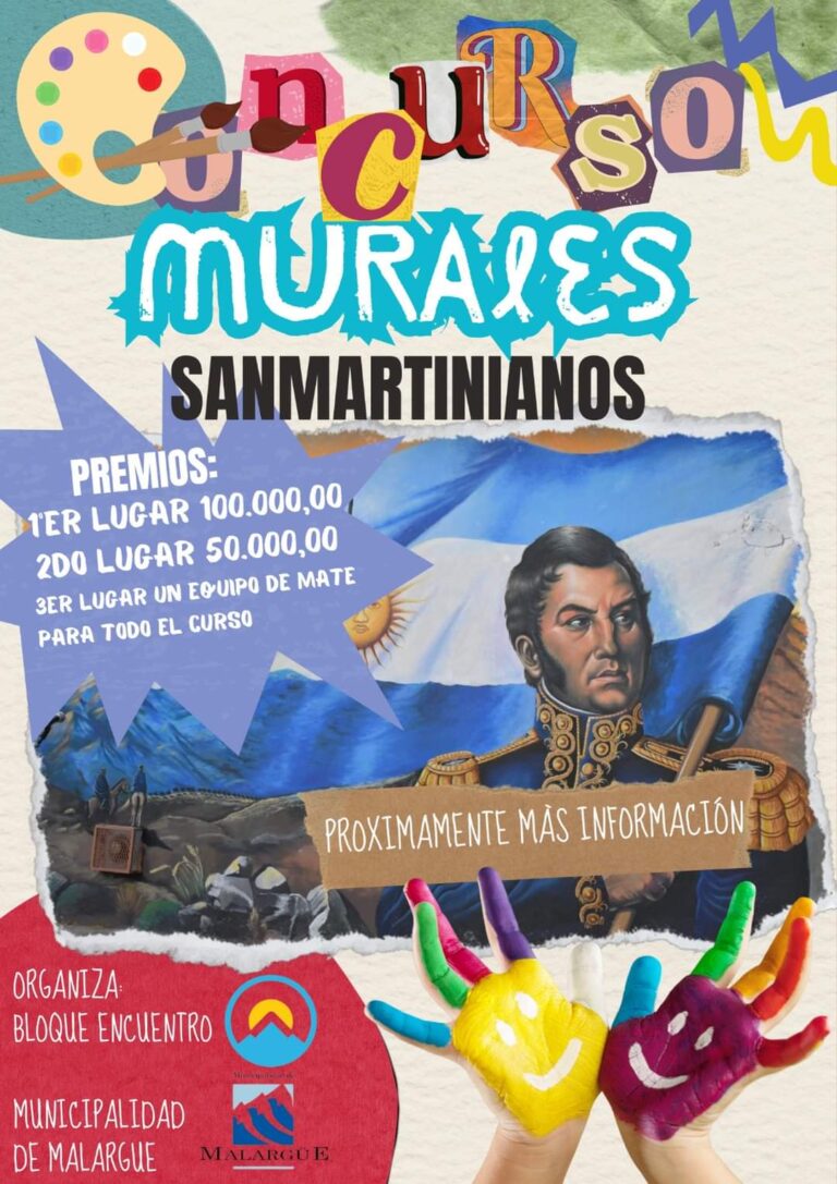 Están abiertas las inscripciones para el Concurso de Murales Sanmartinianos