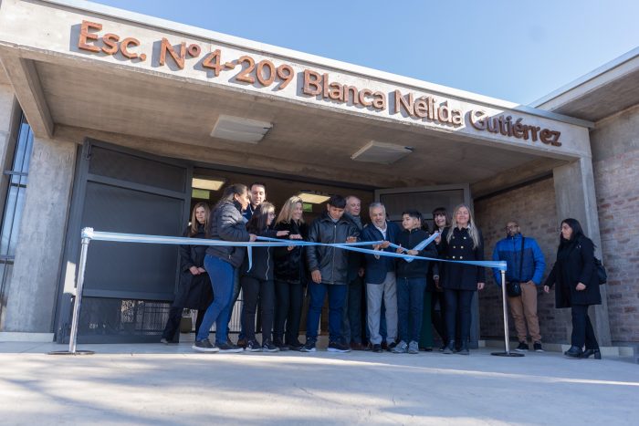 El Gobernador Cornejo inauguró el edificio propio de la escuela secundaria semirrural Blanca Nélida Gutiérrez, en San Martín