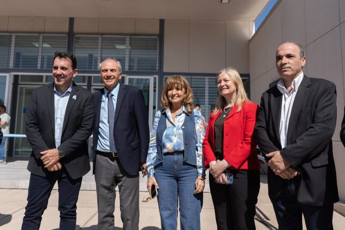 Cornejo y García Zalazar inauguraron la Escuela Superior de Oficios Manuel Belgrano en San Martín