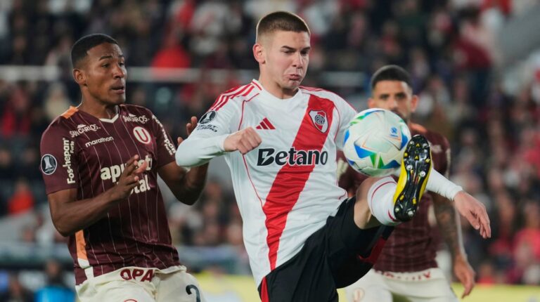 River empató 1-1 con Universitario de Perú y terminó como líder en su grupo de la Copa Libertadores