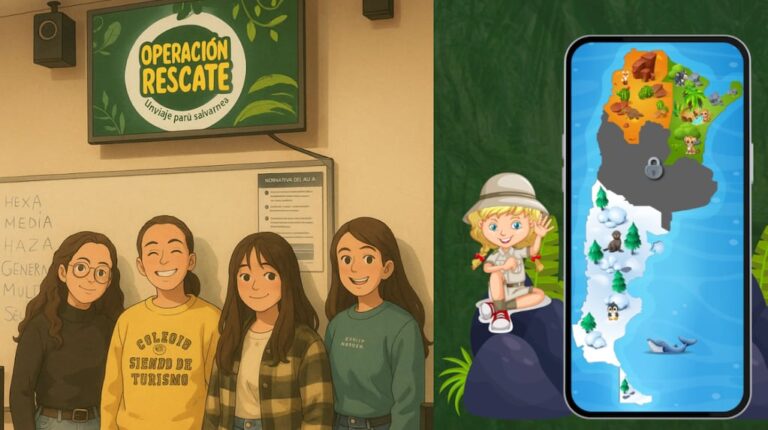 Operación Rescate: el videojuego creado por estudiantes que concientiza sobre animales en extinción