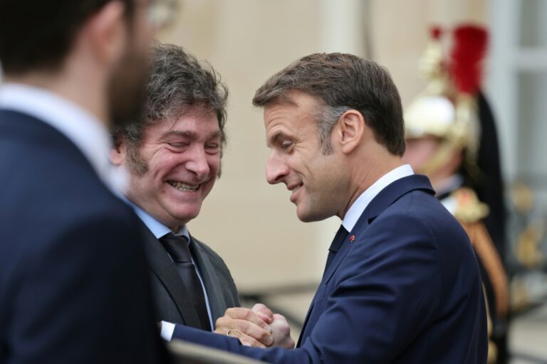 Milei se reunió con Macron, con el eje puesto en inversiones