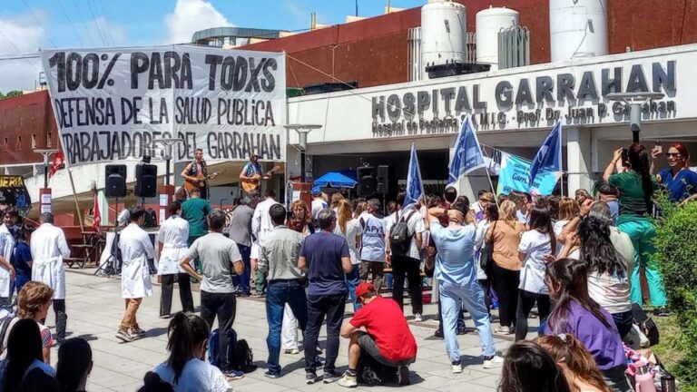 Nuevo paro en el Garrahan: los médicos reclaman mejoras salariales