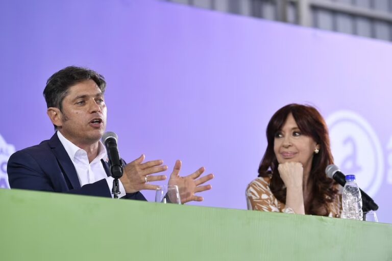 La candidatura de CFK pone presión sobre Kicillof y la unidad del peronismo entra en su cuenta regresiva