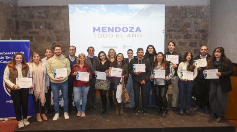 Producción entregó los premios del Concurso Audiovisual “Mendoza Todo el Año”