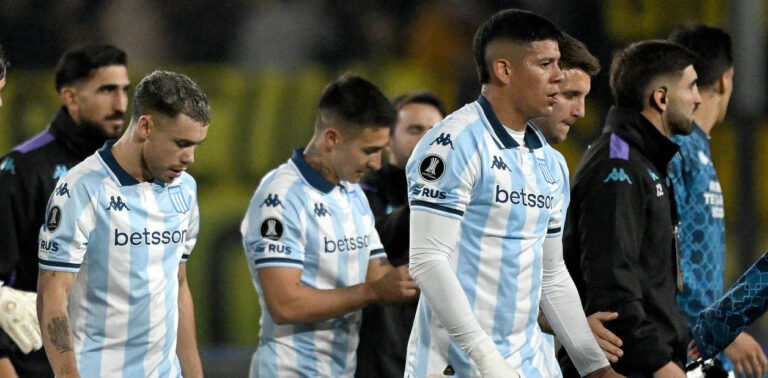 Marcos Rojo debutó en Racing con una derrota ante Peñarol por la Copa Libertadores