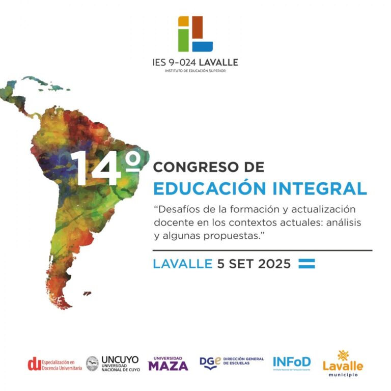Se desarrollará el 14° Congreso de Educación Integral