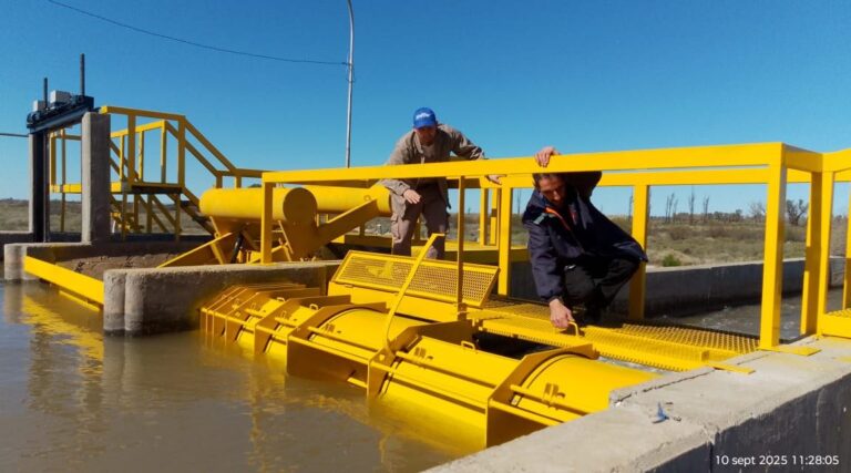 Irrigación realizó mantenimientos y reparaciones en compartos del canal Marginal del Atuel