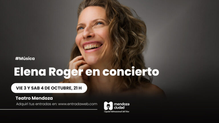 Elena Roger llega al Teatro Mendoza con un concierto íntimo y emocionante