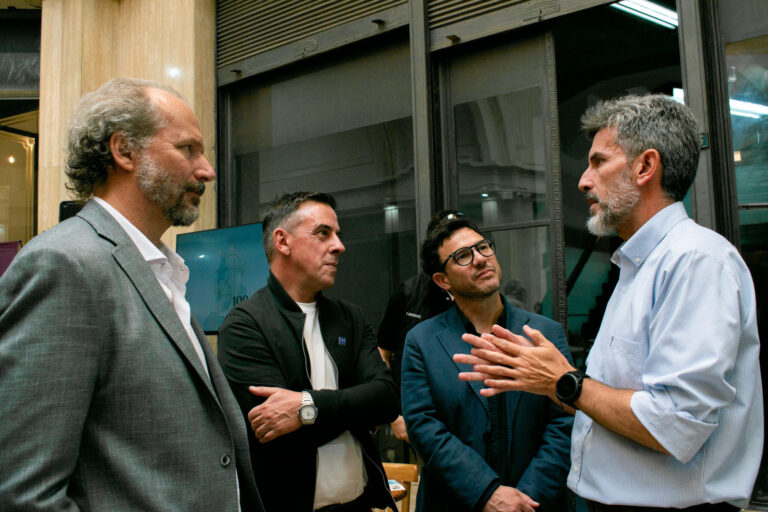 Ulpiano Suarez participó en los festejos por los 99 años del Pasaje San Martín