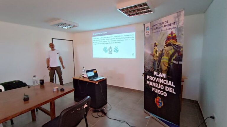 Capacitación intensiva para brigadistas de la temporada del Plan Provincial de Manejo del Fuego