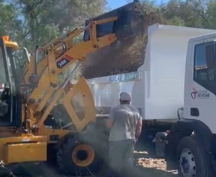 Bowen: tareas de limpieza y puesta en valor en la zona sur de las vías del ferrocarril