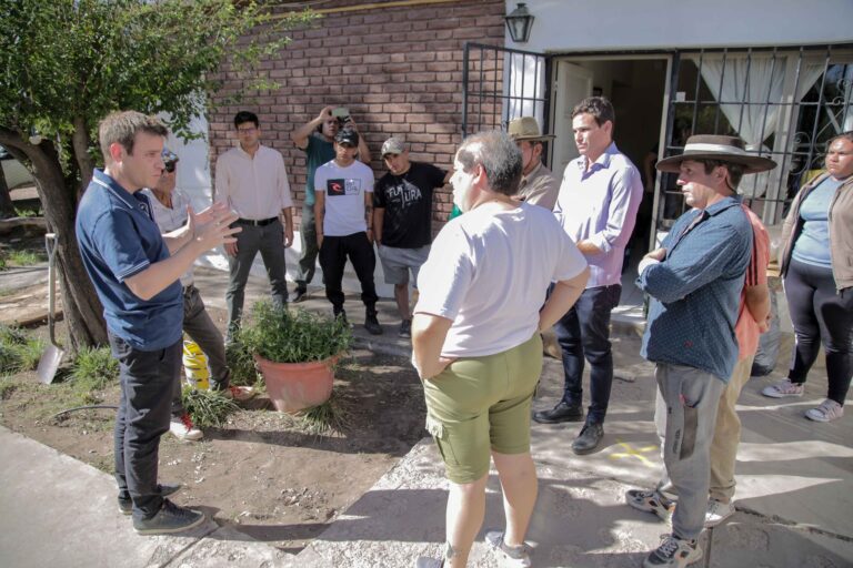 El Gobierno provincial relevó la situación de familias damnificadas por las tormentas en San Rafael