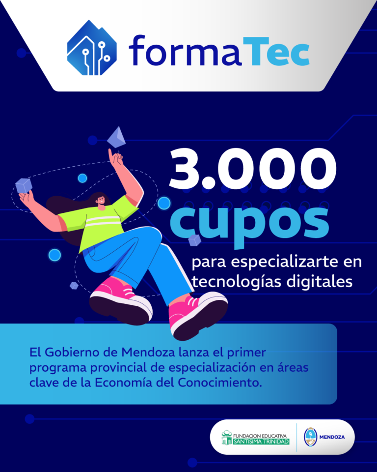 Mendoza lanza Forma Tec con 3.000 cupos para especialización en tecnologías digitales