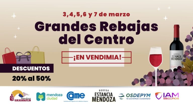 “Grandes Rebajas del Centro” vuelve con descuentos de hasta el 50% en comercios de la Ciudad