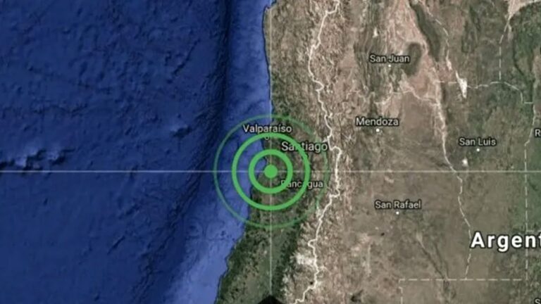 Un sismo de 6.1 sacudió Chile y se sintió en Mendoza