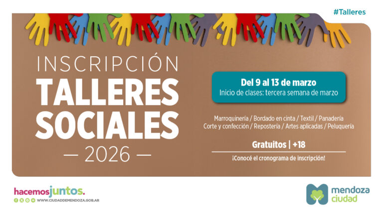 La Ciudad abre las inscripciones para los Talleres Sociales 2026
