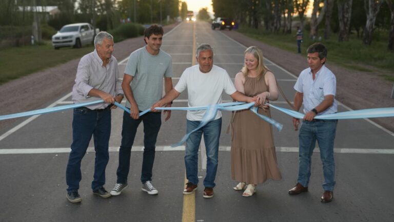 El Gobernador Alfredo Cornejo inauguró las obras de renovación de la Ruta Provincial 160