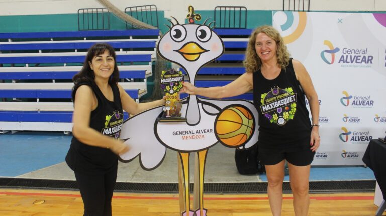 General Alvear recibió un encuentro de maxibásquet en el Polideportivo