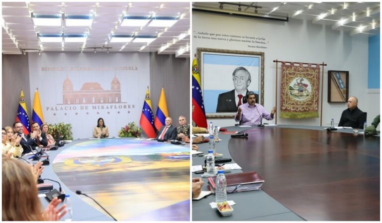 Delcy Rodríguez desmanteló el “Salón Néstor Kirchner” en el palacio presidencial de Venezuela