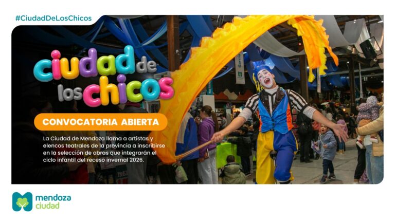 Convocan a elencos mendocinos para participar de Ciudad de los Chicos 2026 estas vacaciones de invierno