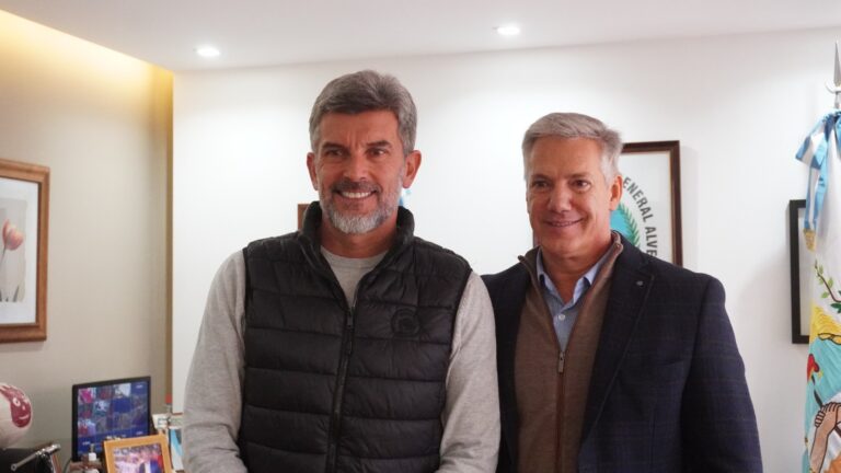 Molero recibió a Ulpiano Suarez en una jornada de trabajo en General Alvear