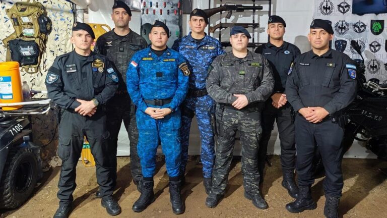 Mendoza llevó su experiencia operativa a un curso internacional de operaciones motorizadas